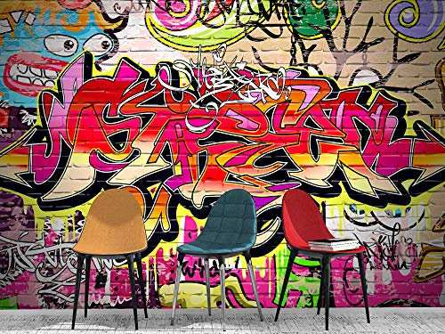 Oedim Fotomural Vinilo Para Pared Graffiti | Mural | Fotomural Vinilo Decorativo | 100 x 70 cm | Decoración comedores, salones, habitaciones