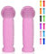OTFAITP Roller Griff Lenker 1-Paar Fahrrad Griff Fit für 2-3-4 Räder Kid Kick Roller,Kinder Fahrrad,Drifting Roller,Schaukel Roller (Rosa)