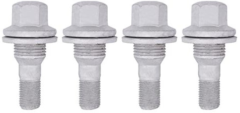 HouYeen Lot de 4 boulons de roue pour P-eugeot 206 307 407 508 C-itroenC2 C3 C4 C5 Filetage 12 x 1,25 mm