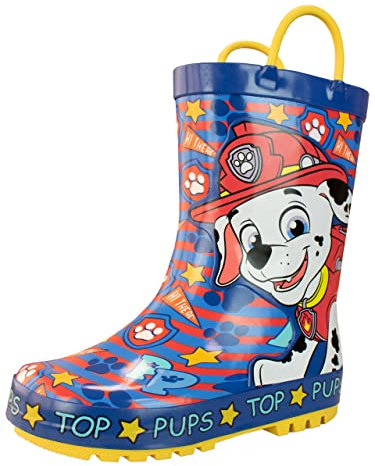 Paw Patrol Stivali di Gomma per Ragazzi Marshall Blu 28