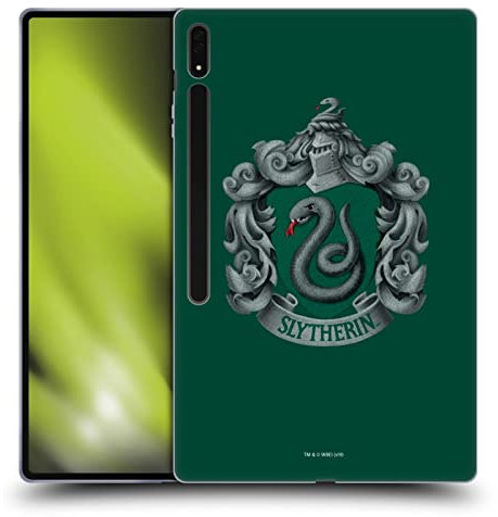 Head Case Designs Officially Licensed Harry Potter Slytherin Crest Chamber Of Secrets I Soft Gel Case Compatible With Samsung Galaxy Tab S8 Ultra