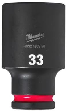 Milwaukee 1/2 inch hex long socket, 33 mm