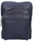 PIQUADRO, iPad® crossbody bag with RFID anti-fraud protection and pocket for CONNEQU, BLU