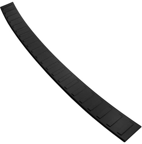 Aroba AR1104-PB Edelstahl Schwarz Pulverbeschichtet Ladekantenschutz kompatibel mit BMW 5er Touring Kombi F11 BJ. 9.2010-3.2017 passgenau Abkantung Farbe Schwarz