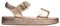 Clarks Femme Alda Strap Sandale, Copper Metallic, 35.5 EU