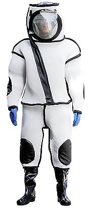 BDJSN Wespen-Schutzkleidung, Ventilator-Schutz-Einteiler, Professioneller Imker-Schutzanzug, Dicke Ganzkörperkleidung Mit Schuhen Und Handschuhen, Anti-Wespen, Atmungsaktivität Und Sicherheit