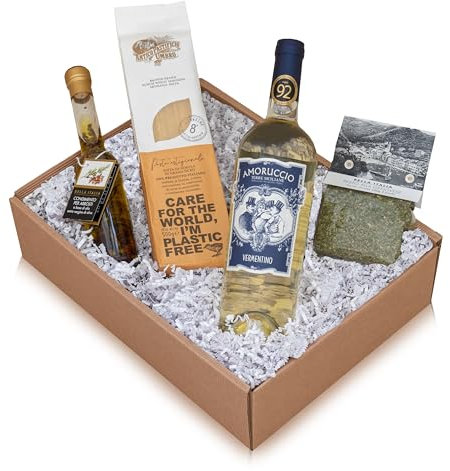 The Wine Guys Geschenkset La Dolce Vita Italien: Wein- und Pasta-Erlebnis-Geschenkset