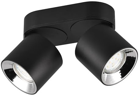 Trio Leuchten Einbau- & Aufbauleuchte Guayana 651000232, Metall Schwarz matt, exkl. 1x GU10