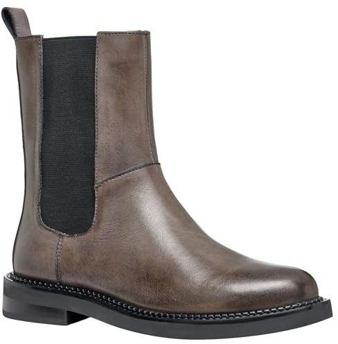 Geox Women's D Serilda C Ankle Boot, Tortora, 38 EU