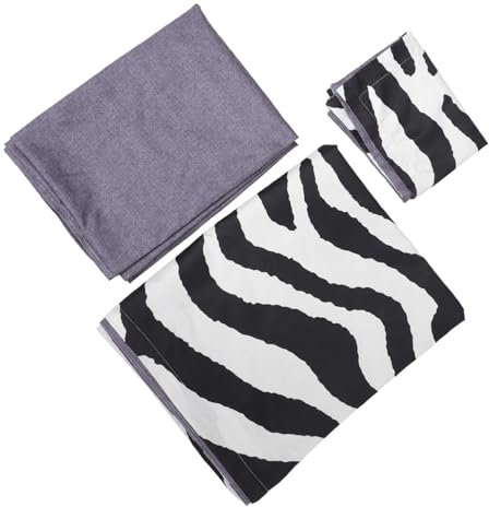 TOPBATHY 1 Satz Bett dreiteiliges Set Quilt-Kit Queen-Bettwäsche Bettdecke Kissenbezüge Kissenbezug-Kit bequemer Bettbezug Haushalt dreiteiliger Anzug Leinen Tagesdecke Suite Aloe-Baumwolle