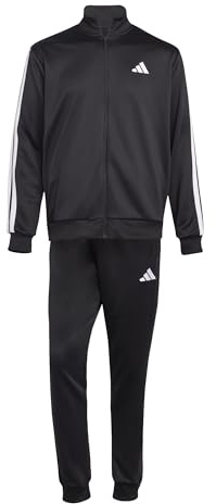 adidas Men's 3 STRIPES FRENCH TERRY TRACKSUITS, black, M
