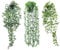 Plantas Artificiales Colgantes con Maceta,Plantas Colgantes Artificiales Guirnalda Colgante Verde Mandala de simulación para Estante Interior