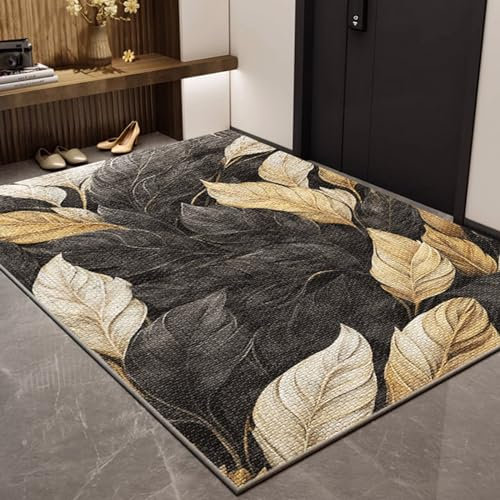 Fusmattenteppich Innen Bunt 60x90 90x120 120x150 120x180cm,Schmutzfangmatte Rutschfeste FußMatte für Innen und Außen Waschbar, Eingangsteppich Innen Dünn Personalisierte Willkommensmatte Haustür Deko(