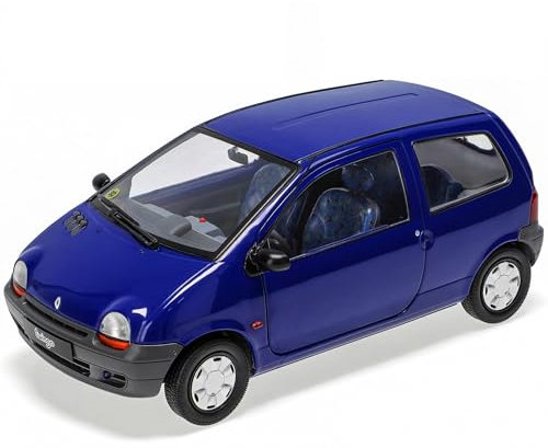 alles-meine.de GmbH Renautl Twingo I Dunkel Blau 1. Generation 1993-2007 1/18 Solido Modell Auto mit individiuellem Wunschkennzeichen
