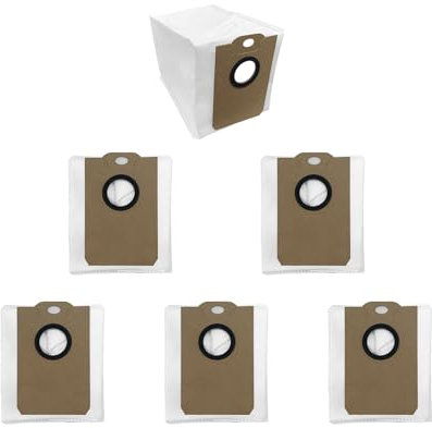 Bolsa de Polvo de Robot Barredora para Cecotec Conga 2299 Ultra Home X Treme 2499 Ultra 7490 Home Immortal 6 pcs Accesorios de Aspiradora Reemplazable Bolsa de Filtro de Tratamiento de Suciedad