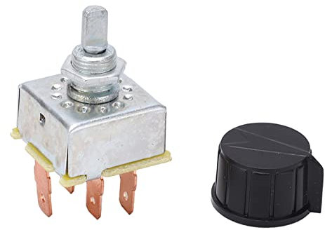 Interruptor de Ventilador de CA, Interruptor de Ventilador de 3 Velocidades para Coche, Interruptor Giratorio de Aire Acondicionado de Repuesto para INM2G754A