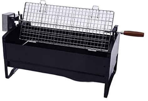 KWMAEEUID Grills BBQ Drehgrill Familie Camping Tragbarer Kleiner Grillofen Abnehmbarer Outdoor-BBQ-Grill Outdoor-Küche