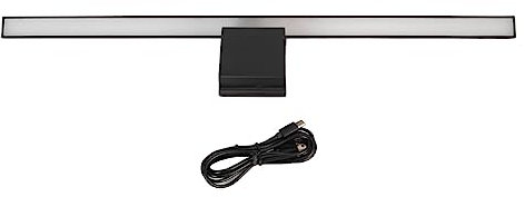 Joyzan Computer Monitor Light Bar,Clip On Eye Strain LED Screen Bar Reading Dimmable Lamp Reduce Bluelight Touch Control Adjustable Stepless Dimming Caring for Home Office Gamer (Black)