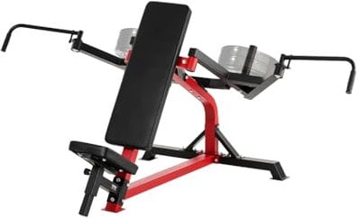VEVOR Trainer für Brustmuskeln und hinteren Deltamuskel (Neigung), 204 kg belastbare Brustmaschine, verstellbares Fitness-Brustbank-Set, Heim-Fitnessgerät für Krafttraining mit dem Oberkörper