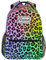 BHHJKK Zaini rosa leopardato maculato pelle di animale Bookbag con nome ragazzi ragazze zaino scuola 43,2 cm, Multi27, Multi27., Taglia unica