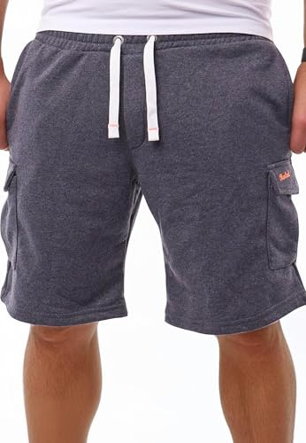 Reslad Kurze Hosen Herren - Cargo Shorts Herren Jogginghose - Sporthose Kurz Sommer Bermuda Short - Bequeme Freizeit Trainingshose RS-5097 Anthrazit L