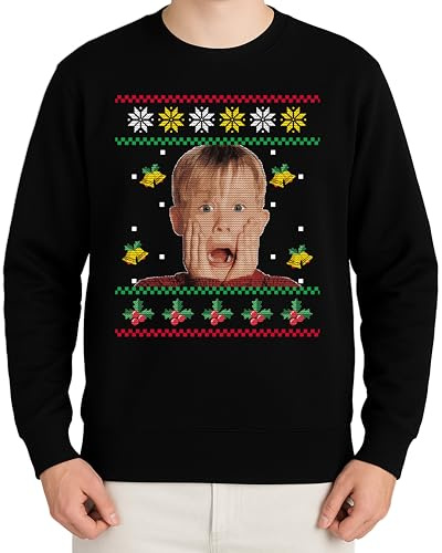 Home Alone Christmas Kevin Ugly Sweater Design – Festliche Weihnachtskleidung, Geschenkidee, Frohe Weihnachten, Xmas Design, Santa, Winter Pullover