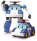 Silverlit ROBOCAR Poli 54209 Figur Poli by, verwandelbare Figur, Roboter oder Auto, 10 cm, blau, ab 3 Jahren