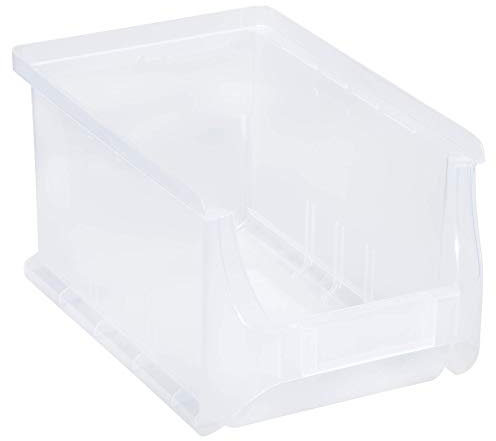 Allit 456262 ProfiPlus Box 3, transparent Stapelsichtbox, PP TÜV/GS, V: 2,9 L,Lagersichtbox, Sichtbox, Lagerbox, stapelbar