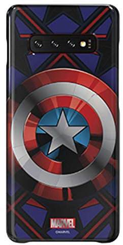 Samsung Galaxy Friends Cover Marvel's Captain America für Samsung Galaxy S10 (GP-G973HIFGK) blau