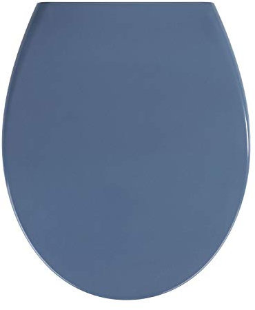 iDiffusion Abattant WC Samos - Abaissement Automatique - Duroplastique - Bleu foncé