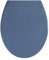 iDiffusion Abattant WC Samos - Abaissement Automatique - Duroplastique - Bleu foncé