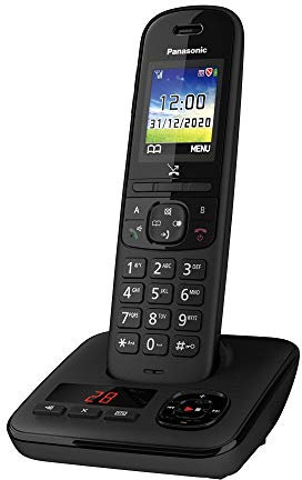 Panasonic KX-TGH720EB Digital Cordless Telephone with Automated Call Block, Enhanced Volume and Answering Machine