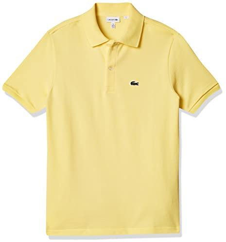 Lacoste Boys' Short Sleeve Classic Pique Polo Shirt, Yellow, 1 Years