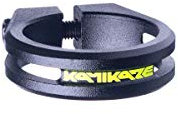 Sixpack Kamikaze Fahrrad Sattelklemme 34.9mm schwarz/gelb