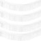 WILLBOND 4x 3m Metallfolie Fransen Girlande Lametta Wandbehang Fransen Banner Weiß