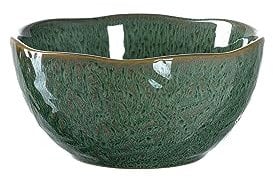 Leonardo Matera Keramik-Schale, 1 Stück, spülmaschinengeeignetes Dessert-Schälchen, 1 mikrowellenfeste Snackschale, grün Ø 12 cm 380 ml, 018583