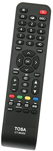 ALLIMITY CT-90300 Remote Control Replace fit for Toshiba REGZA TV 32AV555D 32AV505DG 42AV555DG 32AV563D 32AV555DB 42AV505D 32AV503D 32AV505DB 32AV505 19AV505D