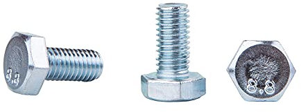 Lot de 30 boulons hexagonaux DIN 933 en acier zingué M10 x 20 mm 8,8 Grade Vis à tête hexagonale Filetage complet Boulon taraud (30 M10 x 20 mm)