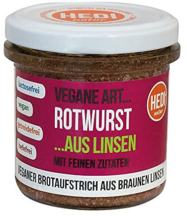 HEDI Vegane Art... Rotwurst mit feinen Zutaten 6?x?140g