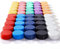 ZDZBLX Fridge Magnets, 50 Pack 10 Colors Magnets for Whiteboards, Strong Magnet, Colorful Mini Small Magnet, Round Cute Magnets for Crafts, Notice Board, Kitchen, Office, Classroom, School (Assorted)