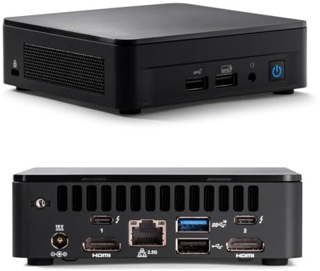 Intel NUC 11 Pro NUC11TNKv5 Home & Business Mini-PC Mini-Desktop Intel Core i5-1145G7 Prozessor der 11. Generation mit Intel vPro Technologie 2,6 GHz@28W, bis zu 4,4 GHz Turbo, 4C 8T (16G RAM, 1T SSD)