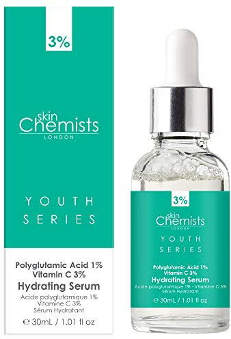 Hautchemiker Hydrating Serum - Polyglutaminsäure 1%, Vitamin C 3%