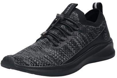 bugatti Takka Herrenschuhe Sneaker Low Schwarz Freizeit, Schuhgröße:41 EU