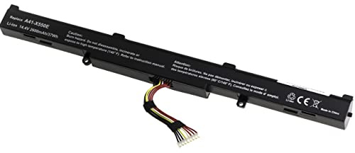 T6 Power Akku für Asus X450J, X550Z, X750J, X751L Serie, 2600mAh, 37Wh, 4cell, Li-ion