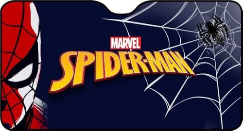 Tataway Parasol Delantero Parabrisas Coche Spiderman 130x70 cm Hombre araña Dibujos Animados
