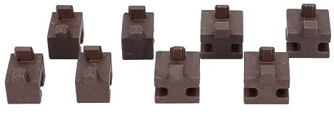 ensipart Buchsenset kompatibel/Ersatz wie Siemens 00637802 recht links vorne hinten Set für Zubehörhaltegitter Backofen mit Mikrowelle