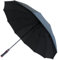 COLLAR AND CUFFS LONDON SELTEN 12 Rippen Golfschirm Automatik Sturmfest - Regenschirm Groß Stockschirm Herren Damen Windfest Sehr Stark - Windproof Verstärkt mit Fiberglas - Schwarz