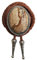 Himongoo Bolo-Krawatte aus natürlichem Edelstein, braunes Leder, Hochzeitskrawatte für Männer und Frauen, Western-Stil, sandstein, M