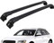 DachträGer Für Au-di Q5 2012-2017, QuerträGer DachgepäCkträGer DachträGer Universal 2 Teiliger RelingträGer FahrradträGer Dachboxen Aluminium