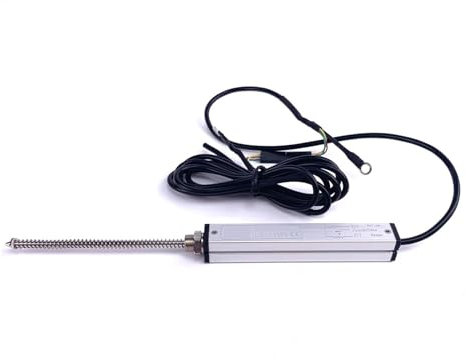 Linearer Positionssensor 5–100 mm selbstrückstellende Feder, linearer Potentiometer, Positionssensor, Wegaufnehmer (Color : 100mm)